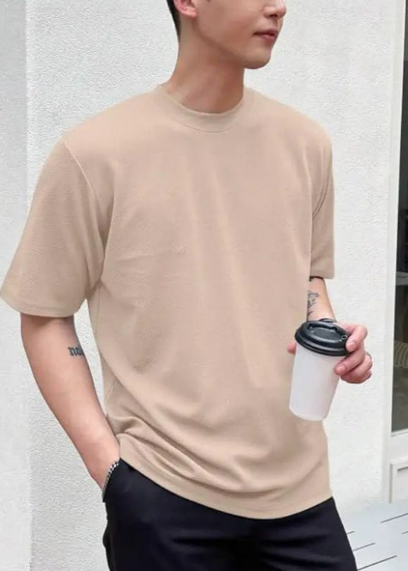Premium Beige Oversized Drop Shoulder Unisex T-Shirt