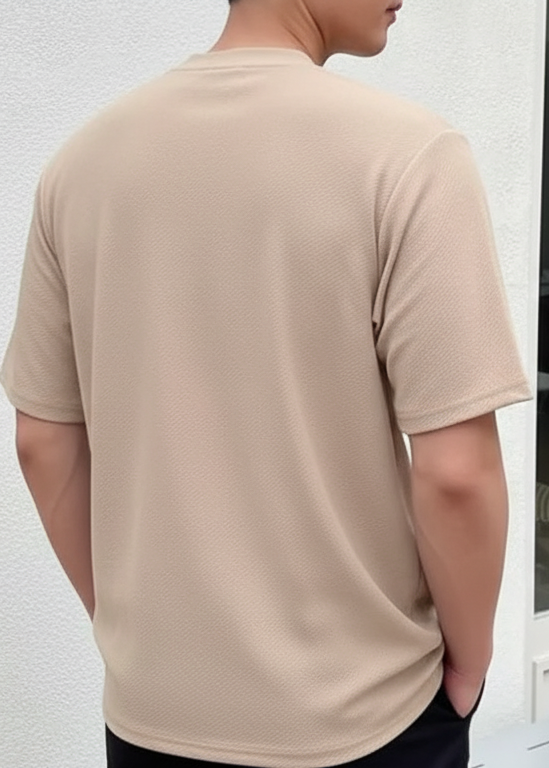Premium Beige Oversized Drop Shoulder Unisex T-Shirt