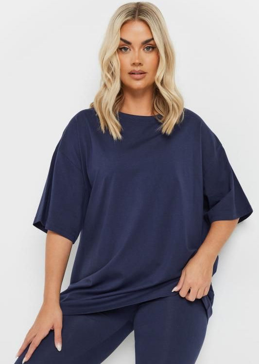 Oversized Drop Shoulder T-Shirt – “Break Rules” Graphic Print (Unisex)