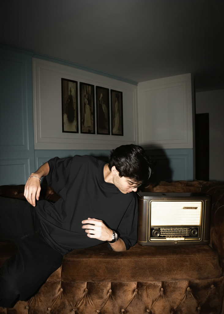 Premium Oversized Black T-Shirt – Drop Shoulder Fit | Ultra Soft Cotton | Streetwear Essential