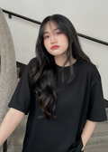 Luxury Oversized Black T-Shirt – Drop Shoulder Fit | Ultra Soft Cotton | Streetwear Essential