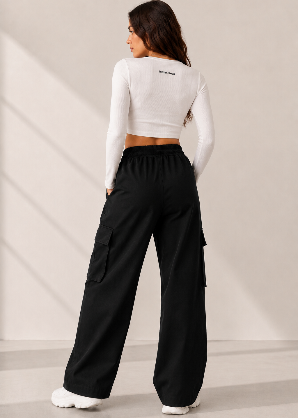 Super Premium Black Trouser UniSex Wide Leg