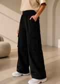 Black Cargo Trouser – Premium Comfort Fit