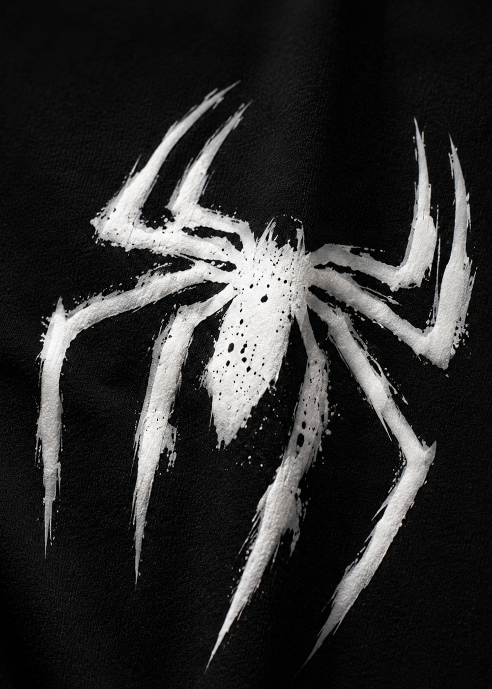 Oversized Drop Shoulder Spider Print T-Shirt – Streetwear Edition Unisex