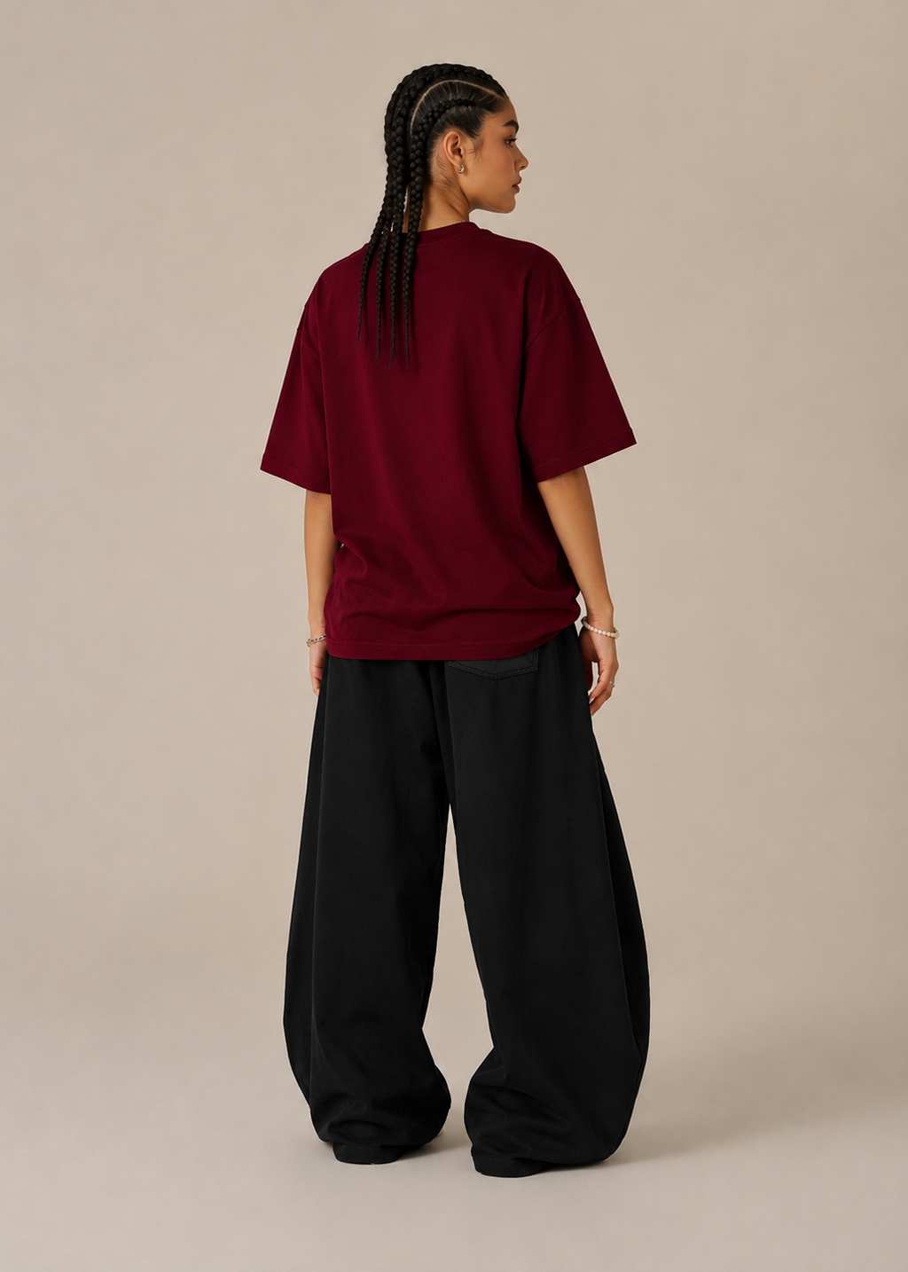 Oversized Drop Shoulder T-Shirt – “GEN Z” Graphic Print (Unisex)